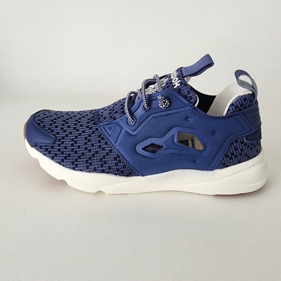 Reebok Classic Furylite Off TG Women Shoes Blue Sneaker Running
